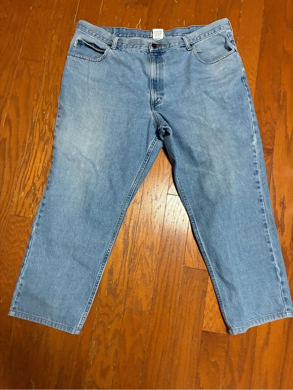 L.L. Bean Men's Straight Jeans - 42x29 - see pics for rip